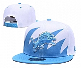 Lions Team Logo White Blue Adjustable Hat GS,baseball caps,new era cap wholesale,wholesale hats